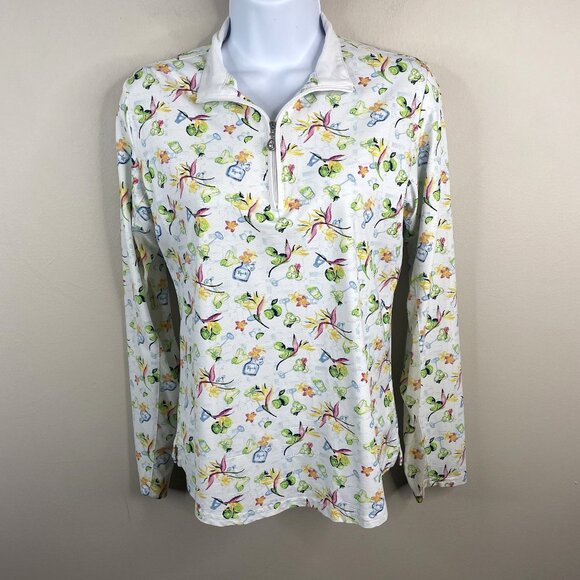 San Soleil Golf Quarter Zip Shirt Small - Picture 1 of 8